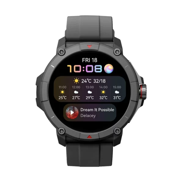 Touch TSW02 Plus Black Bluetooth Calling Smart Watch #1Y